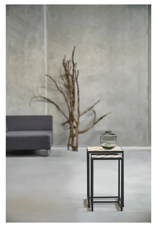 Vaso in vetro grigio (altezza 21 cm) Daun - Villa Collection