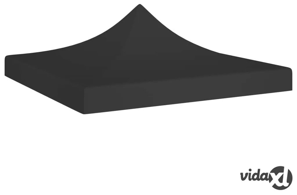 vidaXL Tetto per Tendone per Feste 3x3 m Nero 270 g/m²