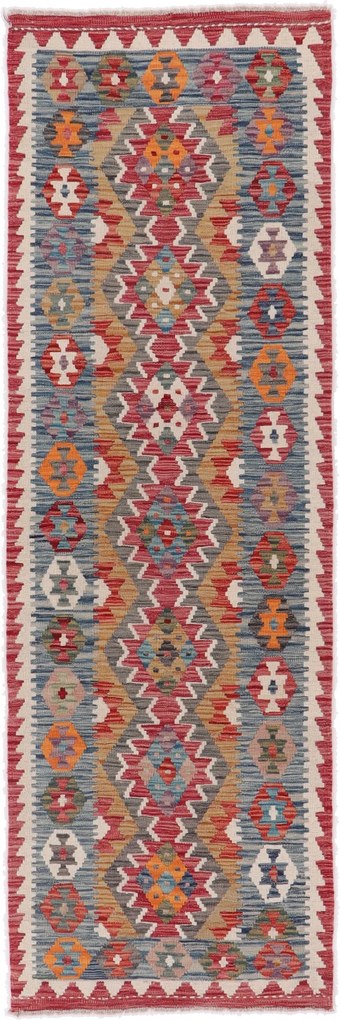Kilim Tappeto 80 x 240 (Afghanistan) Tessuto A Mano