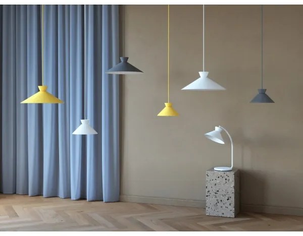 Nordlux - Lampadario a sospensione con filo DIAL 1xE27/40W/230V diametro 45 cm bianco