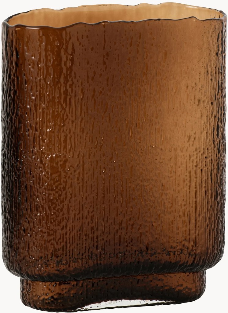 Vaso in vetro Amber, alt. 25 cm