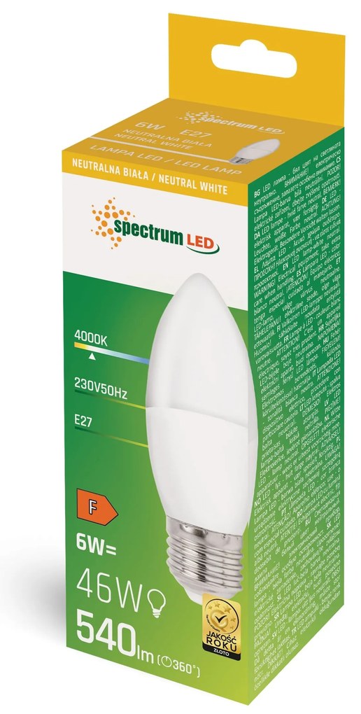 Lampadina LED Neutral E-27 230V 6W WOJ+14352