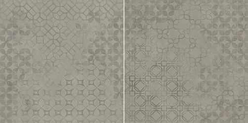 Decoro 75x75 mosaico trame linen effetto resina 10 mm in gres fine porcellanato Ragno Re Solution 00R6QX02