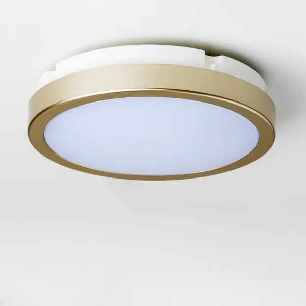Brilagi - Plafoniera LED da bagno PERA LED/18W/230V diametro 22 cm IP65 oro