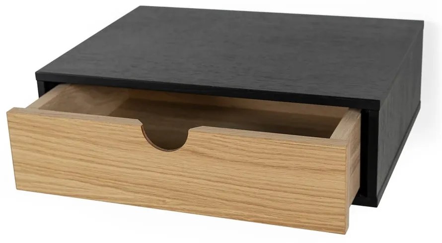 Comodino nero a parete Farsta - Woodman