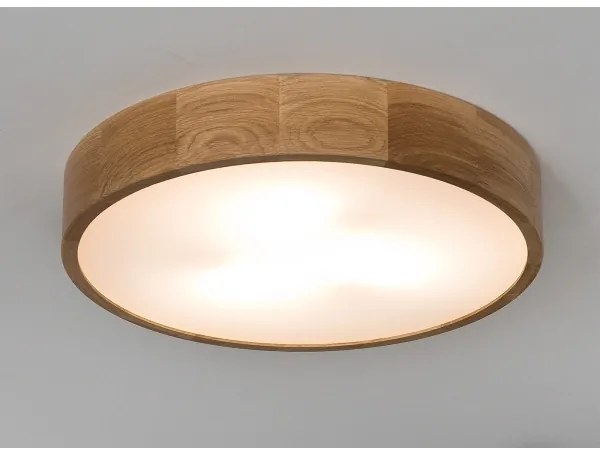Plafoniera OAK 3xE27/60W/230V rovere Ø 47,5 cm