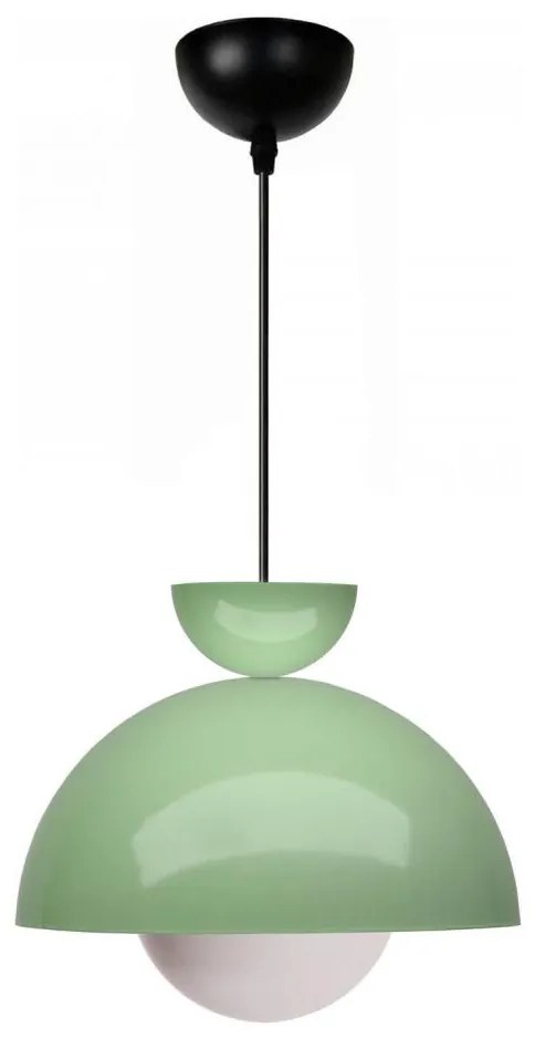 Lampadario a cavo SALVA 1xE27/15W/230V verde