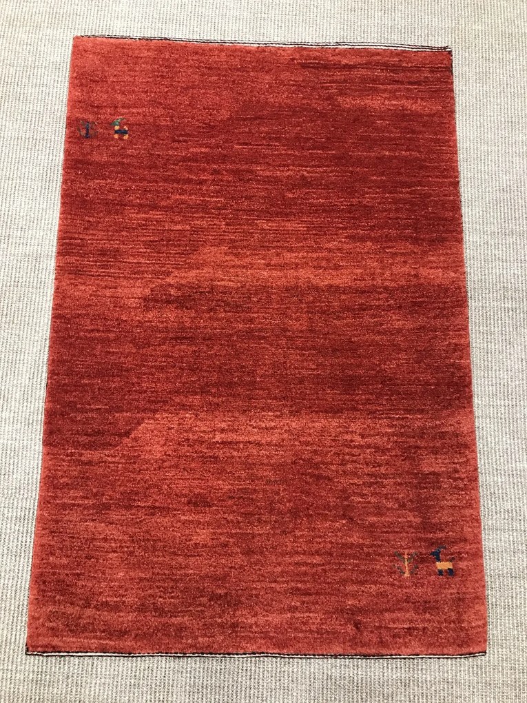 Gashguli Tappeto 120x80 Rosso (Iran) Annodato A Mano