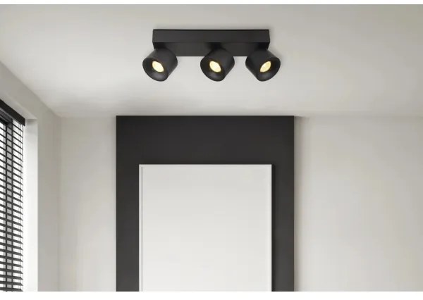 Globo 56961-3B - Faretto LED RAE 3xLED/6W/230V nero