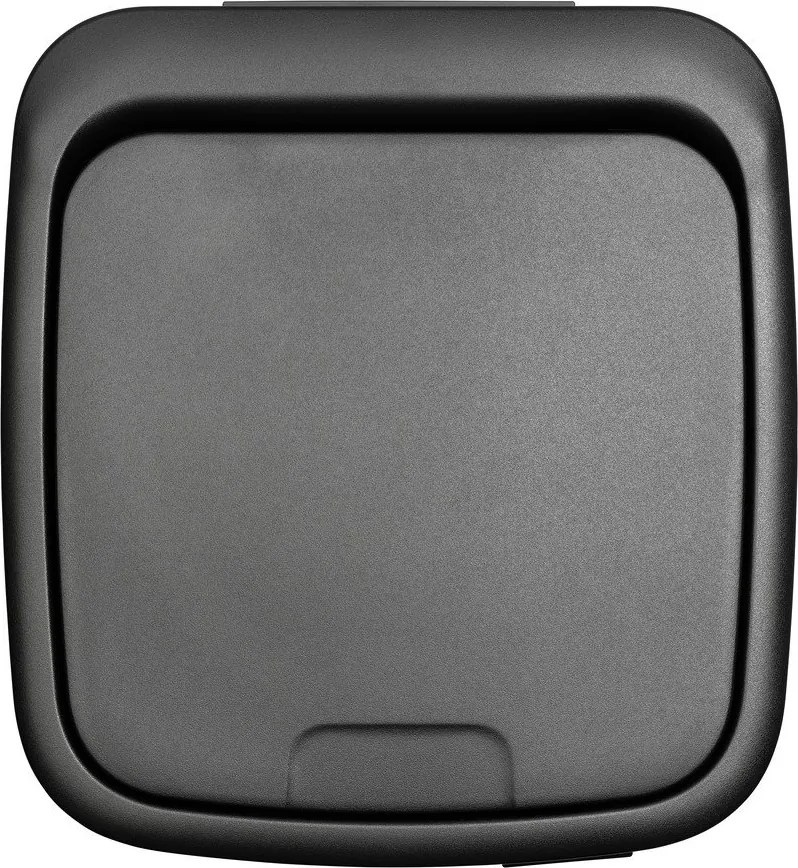 Cestino per la spazzatura grigio scuro in acciaio touch 30 l Bo Touch – Brabantia
