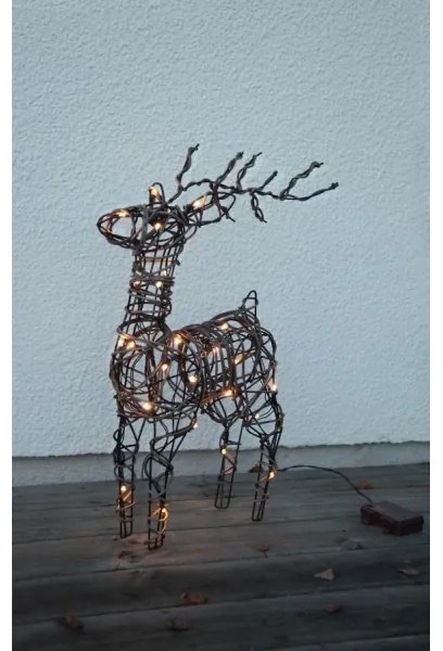 Eglo 411137 - Decorazione natalizia da esterno LED VIXEN 24xLED/0,06W/3xAA IP44