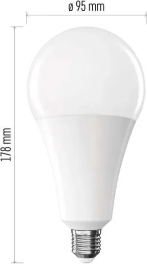 Lampadina LED A95 E27/28W/230V 2700K