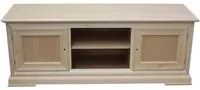 Porta tv 2 porte 1 vano a giorno legno grezzo 162x51x61 - Mobili 2G