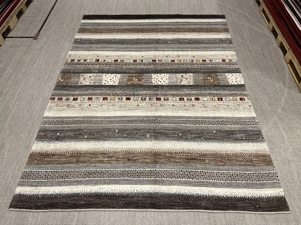 Loribaft Tappeto persiano 220x290 Beige (Iran) Annodato A Mano