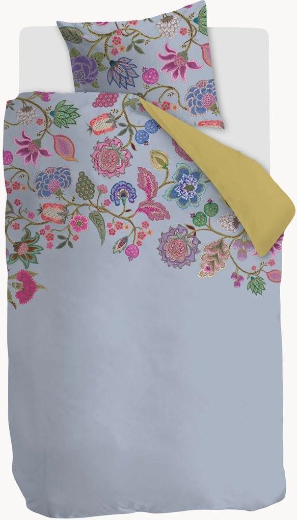 Set di biancheria da letto in raso Funky Florals, set da 2