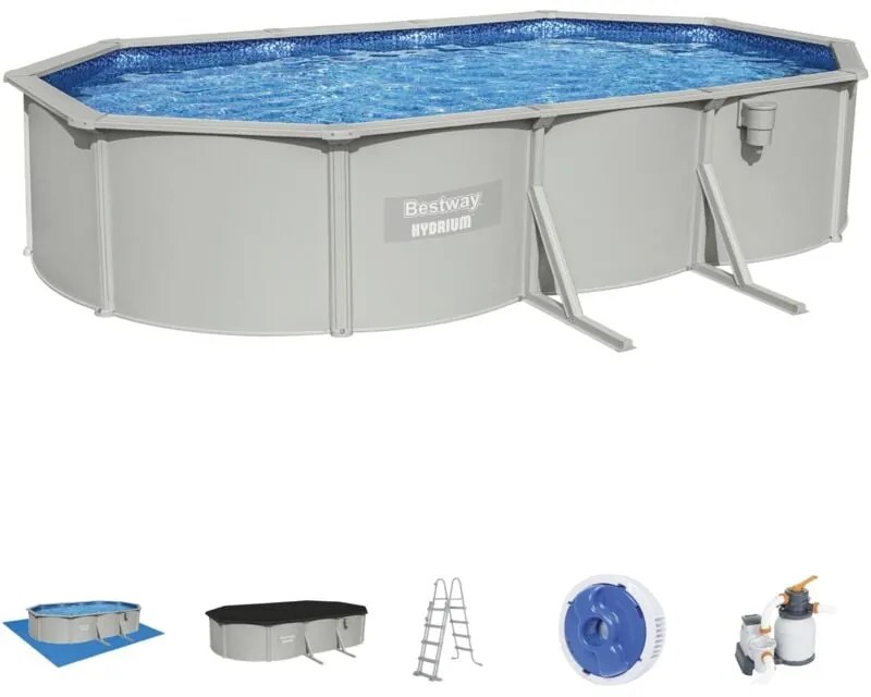 Piscina fuori terra 56369 Bestway Hydrium ovale 610x360x120cm