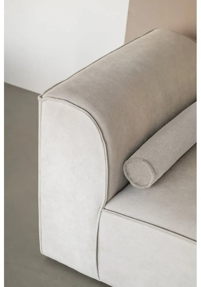 Chaise lounge componibile bianca (con penisola a sinistra) Flex Felix – Miuform