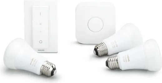 Set di base Philips Hue STARTER KIT 3xE27/9W + dispositivo di interconnessione 2700K