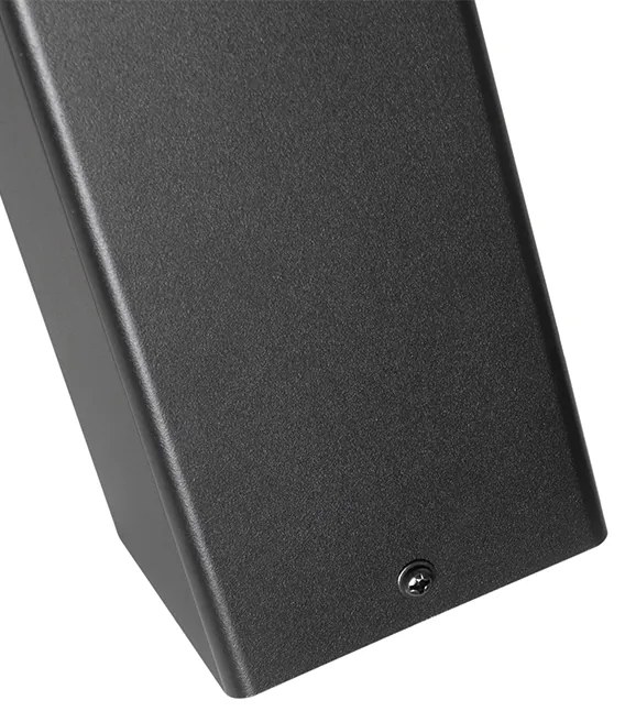 Lampada da esterno da terra nera 70 cm IP44 con vetro fumé - Denmark