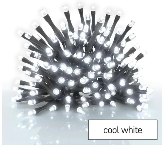 Catena luminosa LED da esterno 40 LED / 3 batterie AA 3,3 m IP44 bianco freddo