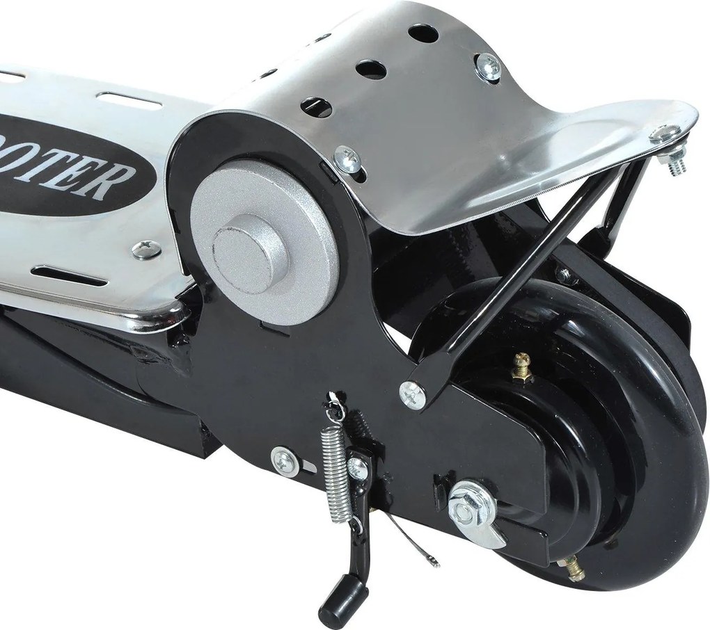 Monopattino Elettrico per Bambini 120W Pieghevole con Freno e Cavalletto Nero...