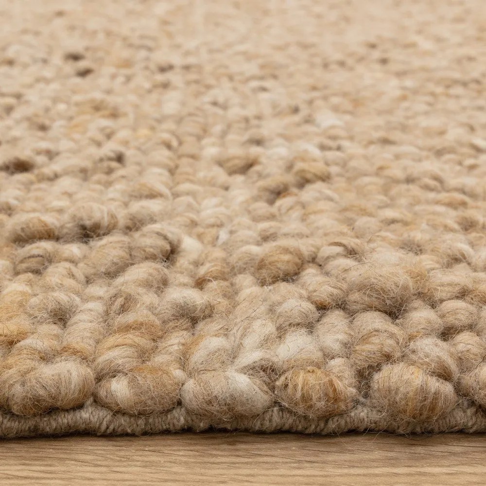 Tappeto in lana beige tessuto a mano 120x170 cm Adler Honey - Asiatic Carpets