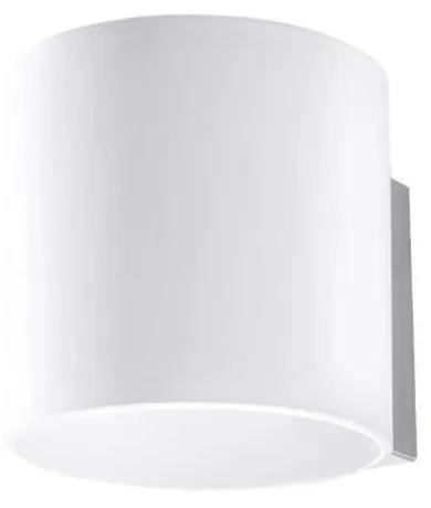Applique da Parete in Vetro Bianco VICI G9 Bianca da interno Colore del corpo Bianco