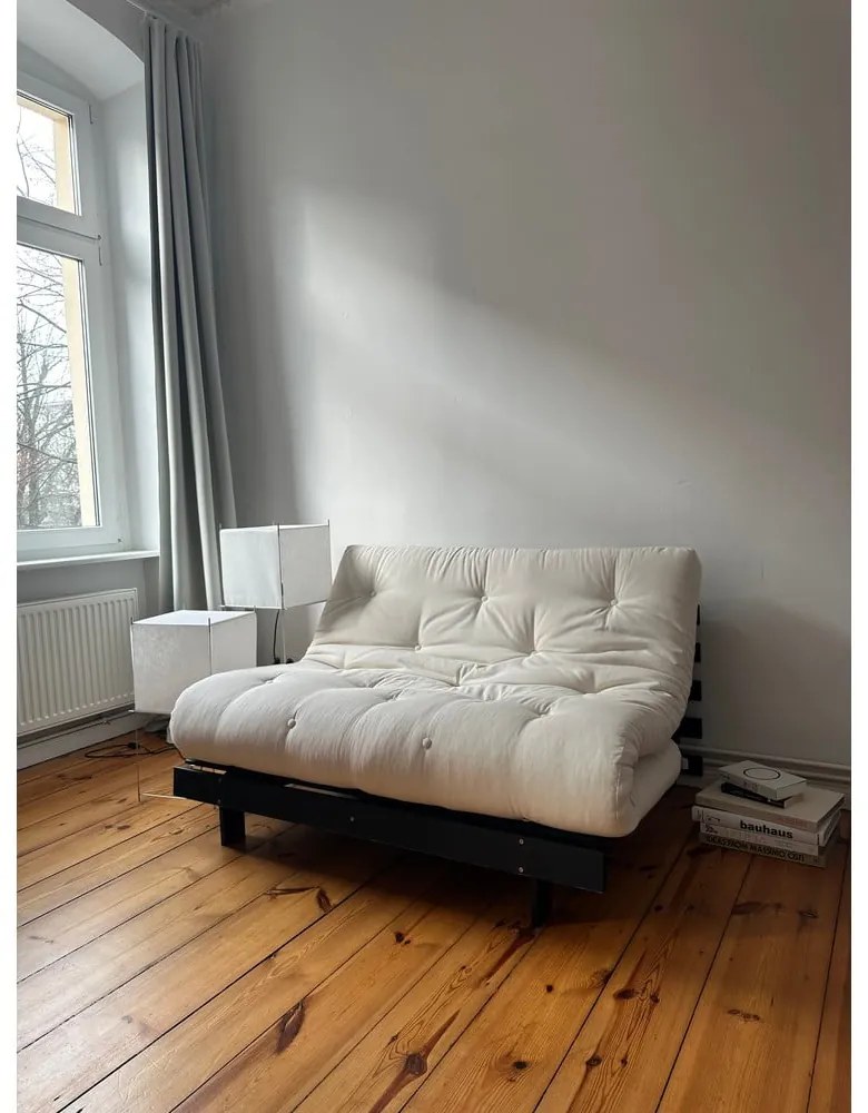 Divano letto verde 160 cm Roots Black Night - Karup Design