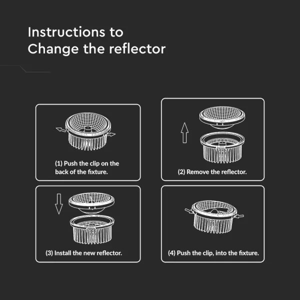LED Faretto da incasso LED/20W/230V 6400K diametro 11 cm cromo lucido