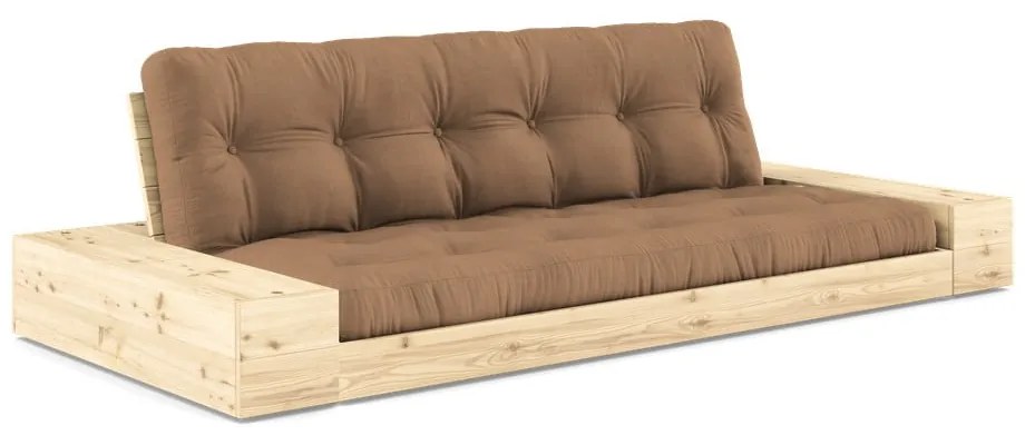 Divano letto marrone 244 cm Base - Karup Design