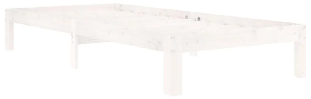 Giroletto Bianco in Legno Massello di Pino 90x200 cm