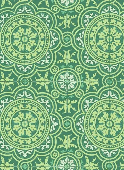 Cole & Son Carta da parati Piccadilly - Mint on Forest