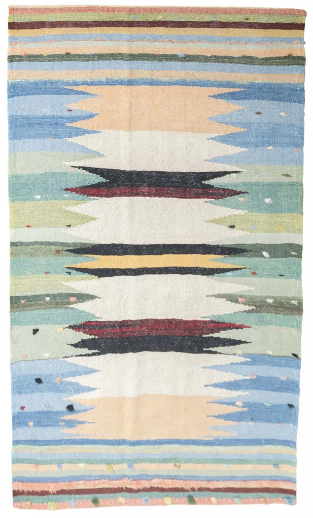 Kilim Tappeto persiano 130x230 Blu (Iran) Tessuto A Mano