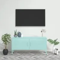 Mobile TV Menta 105x35x50 cm in Acciaio 336230