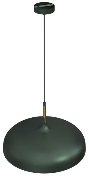 Brilagi - Lampadario a sospensione con filo ABRAHAM 1xE27/60W/230V diametro 45 cm verde