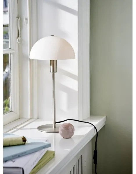 Nordlux - Lampada da tavolo ELLEN 1xE14/40W/230V cromo opaco/bianco
