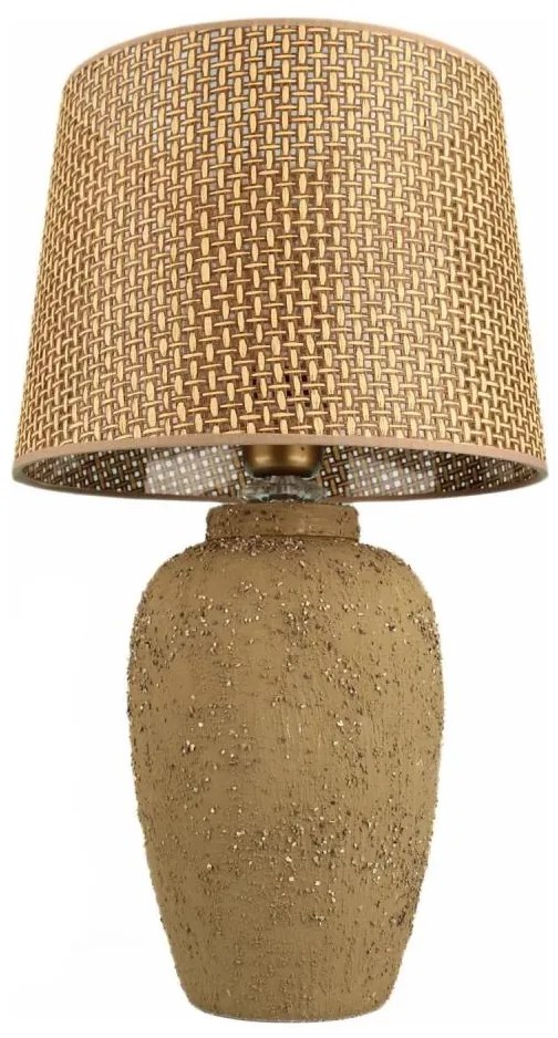 Lampada da tavolo RAMZES 1xE27/40W/230V marrone