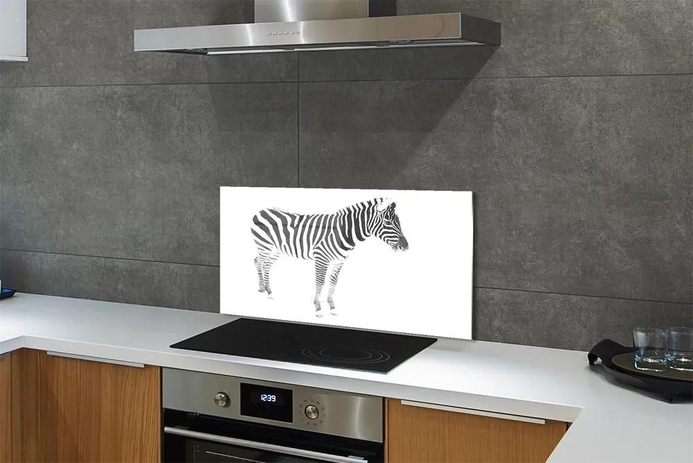 Rivestimento parete cucina Zebra dipinta 100x50 cm