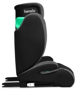 Lionelo - Seggiolino auto HUGO i-Dimensioni 100-150 cm nero/grigio