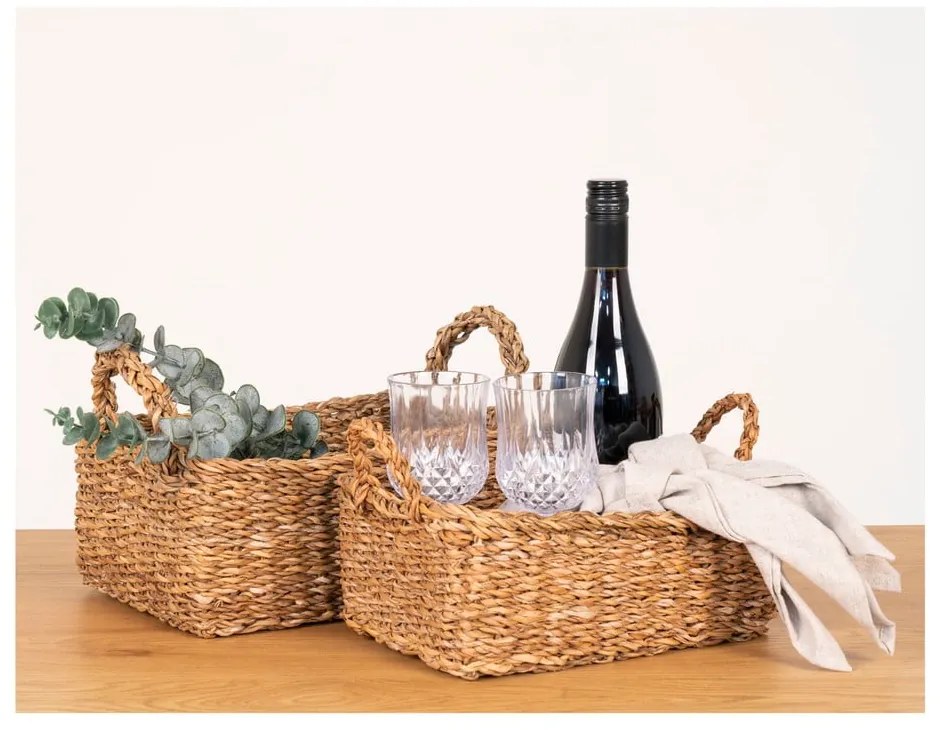 Cestini in seagrass in set da 2 32x23x13 cm Morella - House Nordic
