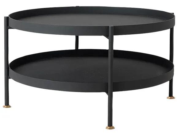Tavolino nero , ⌀ 60 cm Hanna - CustomForm