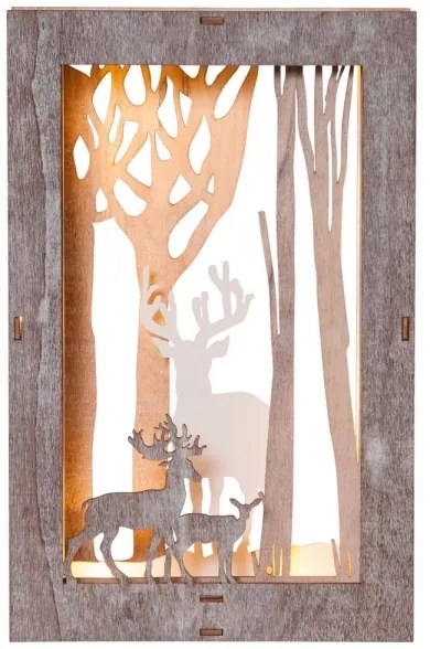 Eglo 410415 - Decorazione LED natalizia FAUNA 10xLED/0,03W/2xAA