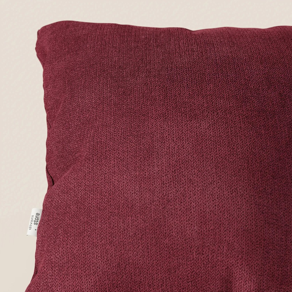 Destiny cuscino disponibile in diversi colori realizzato in tessuto morbido impermeabile T02 rosso