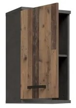 Mobile bagno sospeso VENOM antracite/marrone