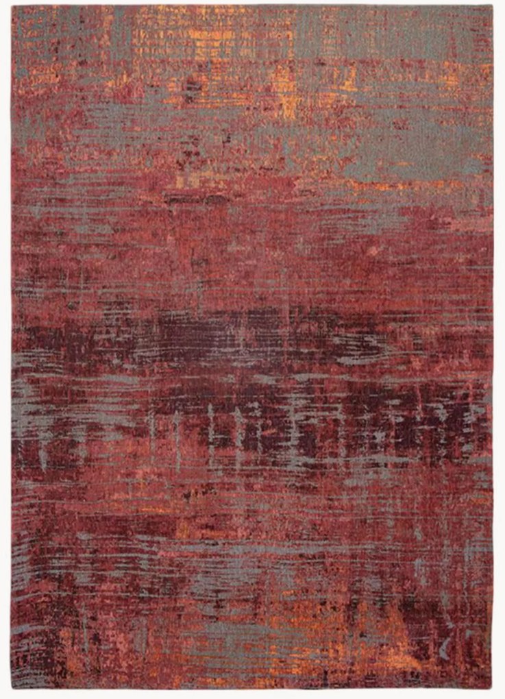 Tappeto jacquard lavabile da interno-esterno Streaks