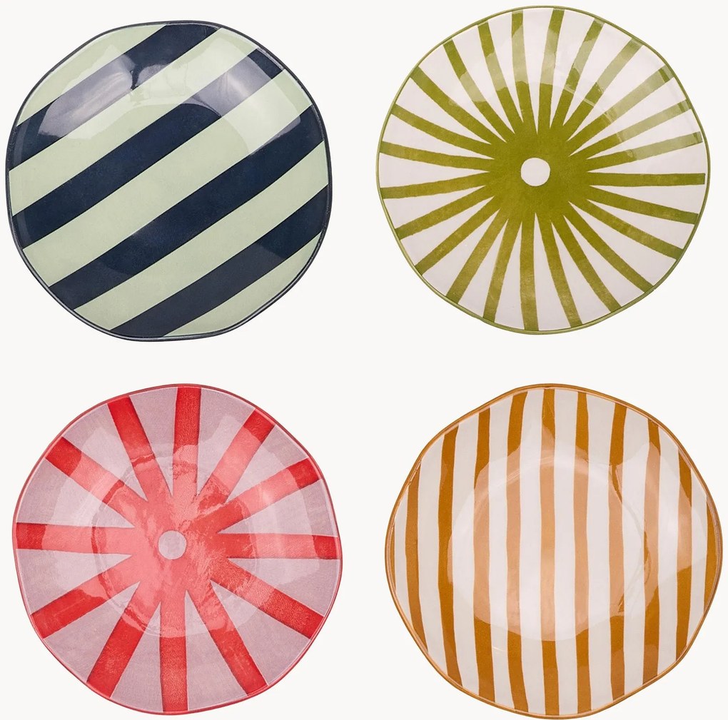 Set di 4 piatti da antipasto Marley