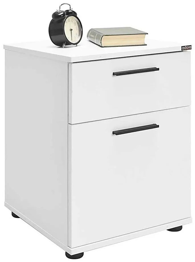 Comodino 57x40 cm bianco