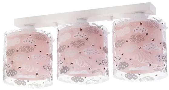 Dalber D-41413S - Plafoniera per bambini NUVOLE 3xE27/60W/230V