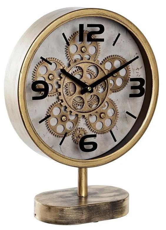 Orologio da Tavolo DKD Home Decor Ingranaggi Ferro (30 x 12 x 41 cm)