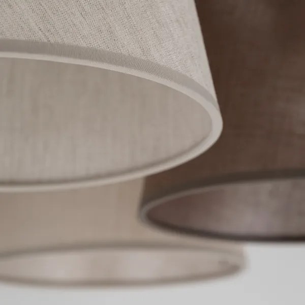 Brilagi - Lampadario a soffitto LATTE 5xE27/15W/230V pino/mix